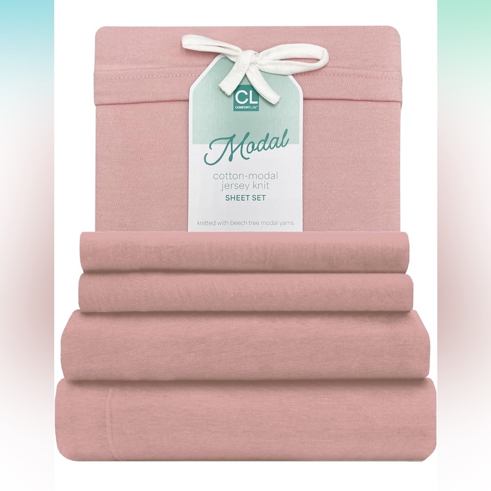 NWT Comfort Lab Cotton-Modal Jersey Knit Sheet Set